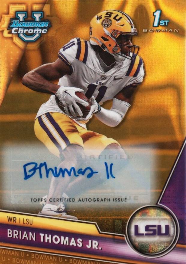 2023 Bowman University Chrome Brian Thomas Jr. #8 Football Card