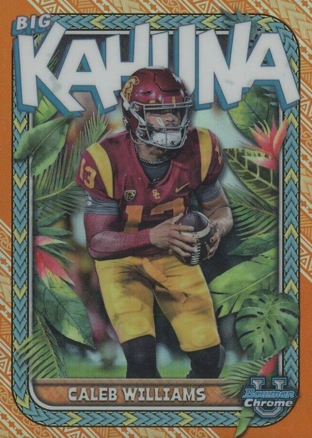 2023 Bowman University Chrome the Big Kahuna Caleb Williams #TBK1 Football Card