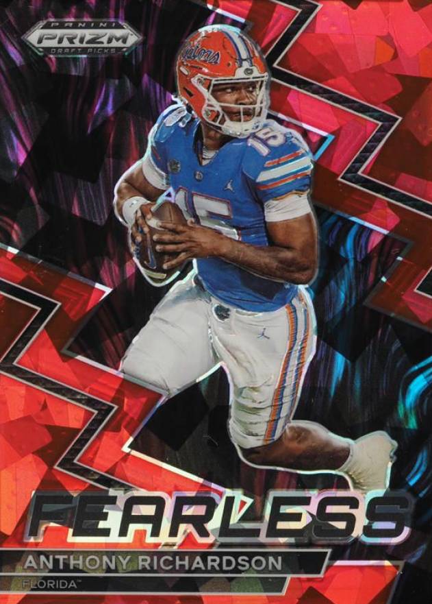 2023 Panini Prizm Draft Picks Fearless Anthony Richardson #F19 Football Card