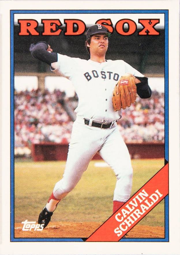 1988 Topps Calvin Schiraldi #599 Baseball Card