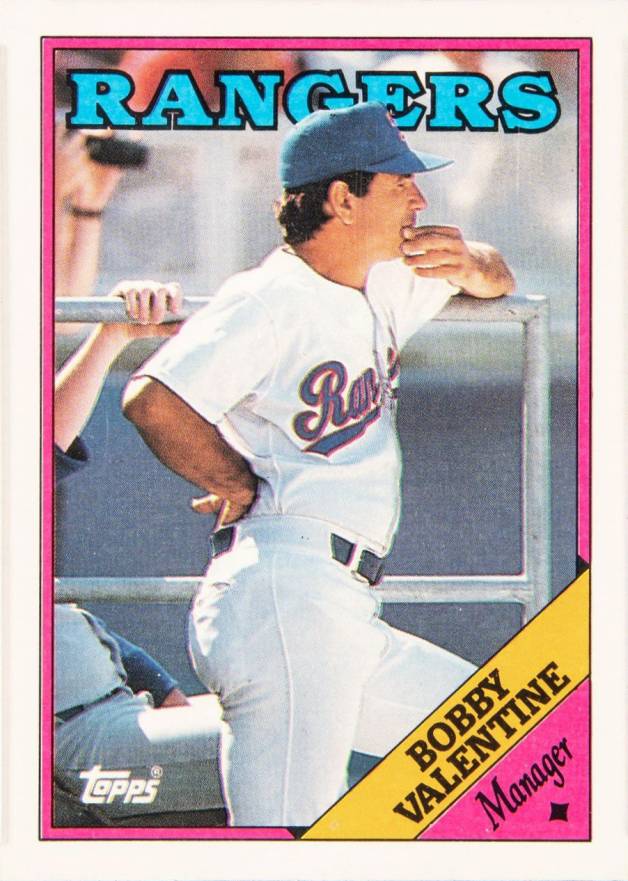 1988 Topps Bobby Valentine #594 Baseball Card