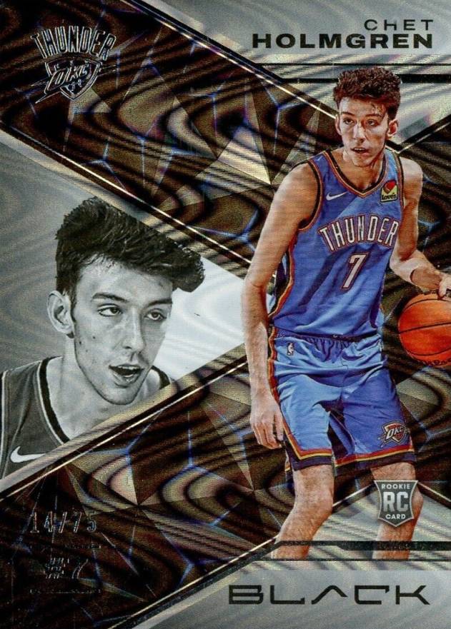 2022 Panini Black Chet Holmgren #94 Basketball Card