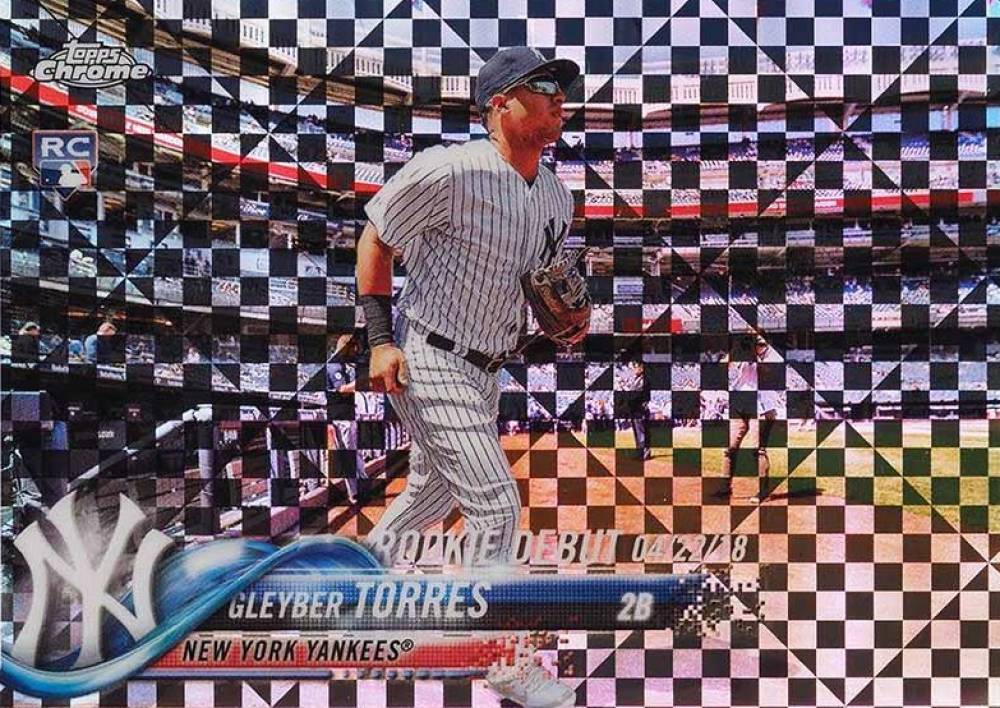 2018 Topps Chrome Update Gleyber Torres #HMT33 Baseball Card