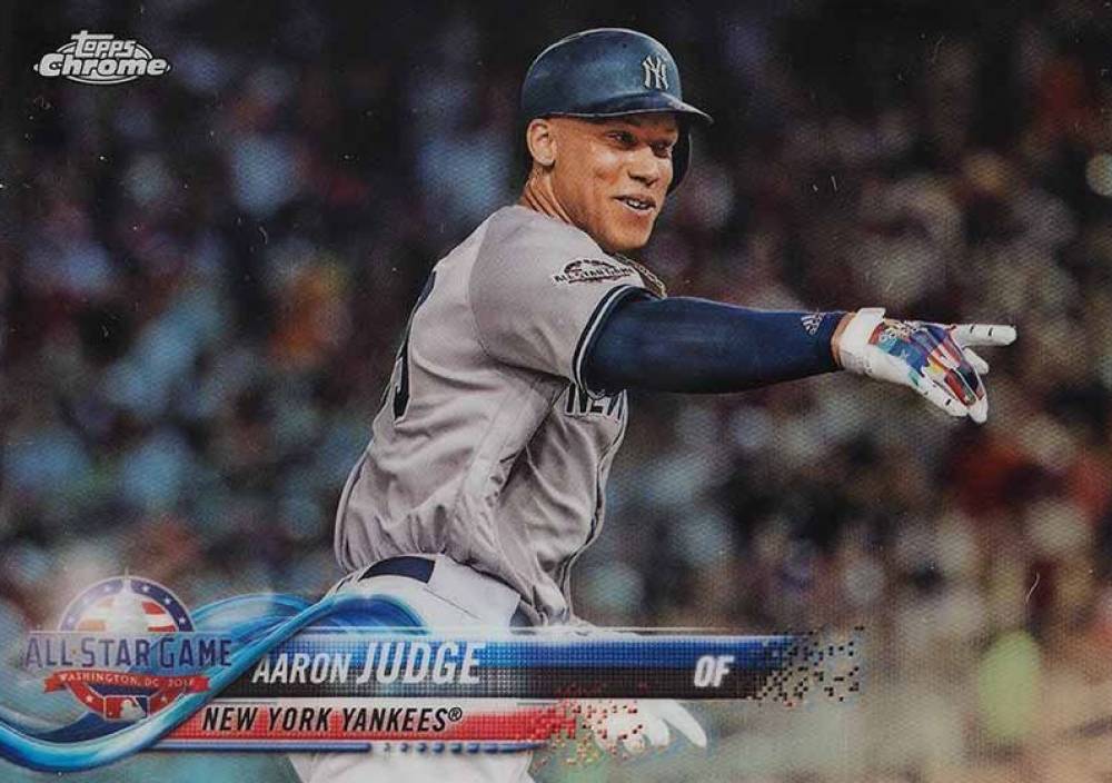 2018 Topps Chrome Update Aaron Judge #HMT70 Baseball Card