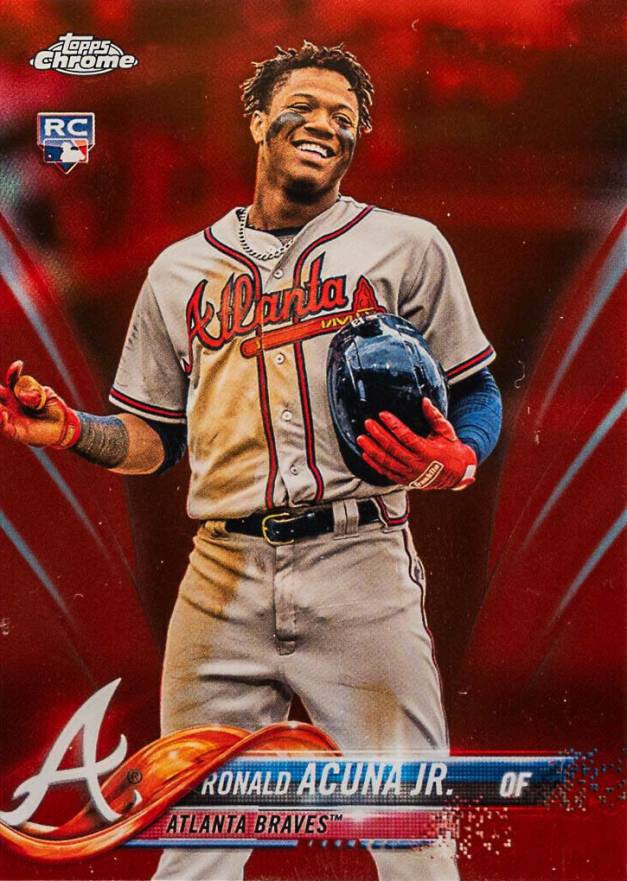 2018 Topps Chrome Update Ronald Acuna Jr. #HMT25 Baseball Card