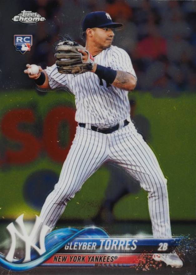 2018 Topps Chrome Update Gleyber Torres #HMT26 Baseball Card