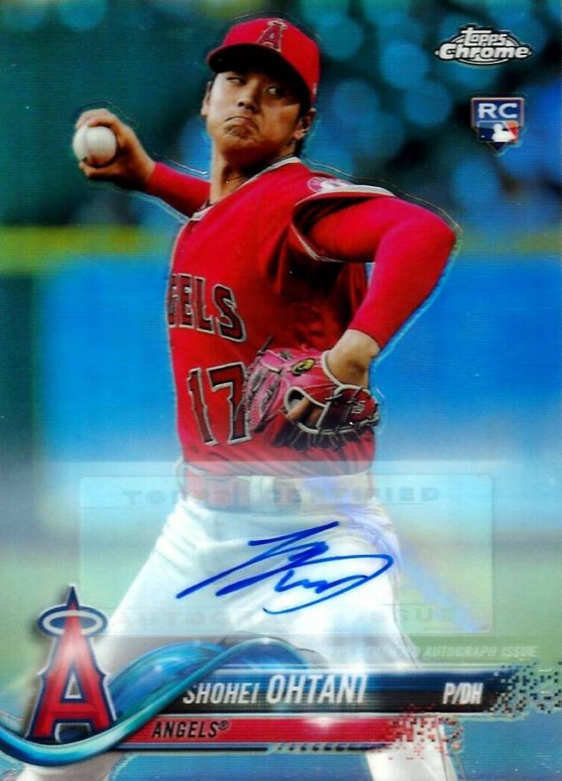 2018 Topps Chrome Update Shohei Ohtani #HMT1 Baseball Card