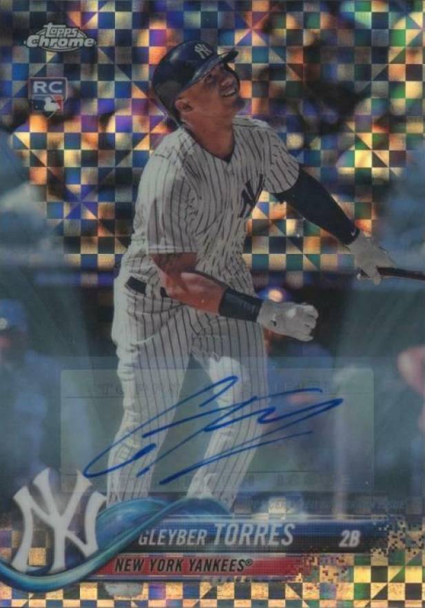 2018 Topps Chrome Update Gleyber Torres #HMT9 Baseball Card