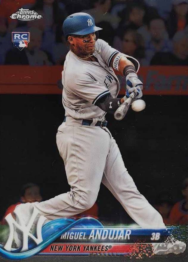 2018 Topps Chrome Update Miguel Andujar #HMT20 Baseball Card