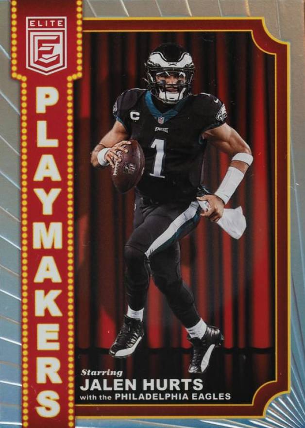 2023 Panini Donruss Elite Playmakers Jalen Hurts #PM2 Football Card