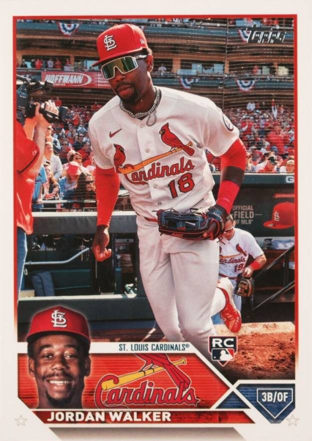 2023 Topps Complete Set Jordan Walker #344 Baseball Card