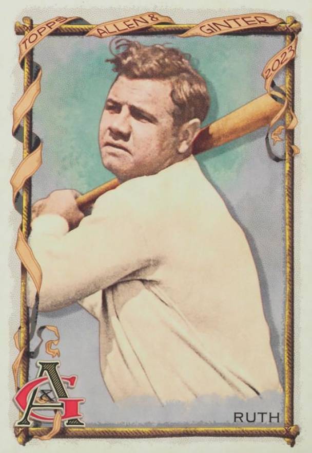 2023 Topps Allen & Ginter Babe Ruth #85 Baseball Card