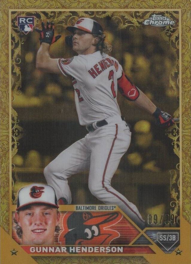 2023 Topps Gilded Collection Gunnar Henderson #51 Baseball Card