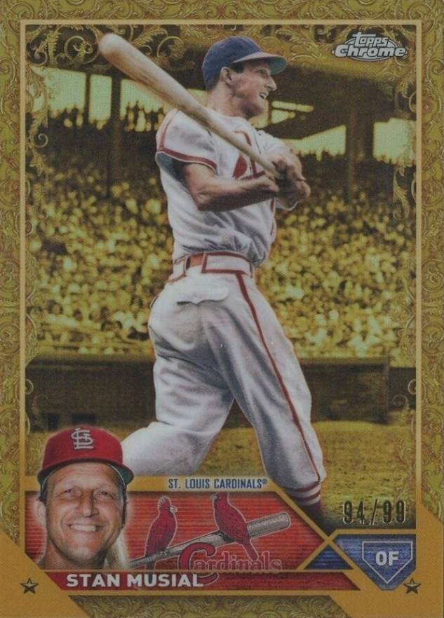 2023 Topps Gilded Collection Stan Musial #8 Baseball Card