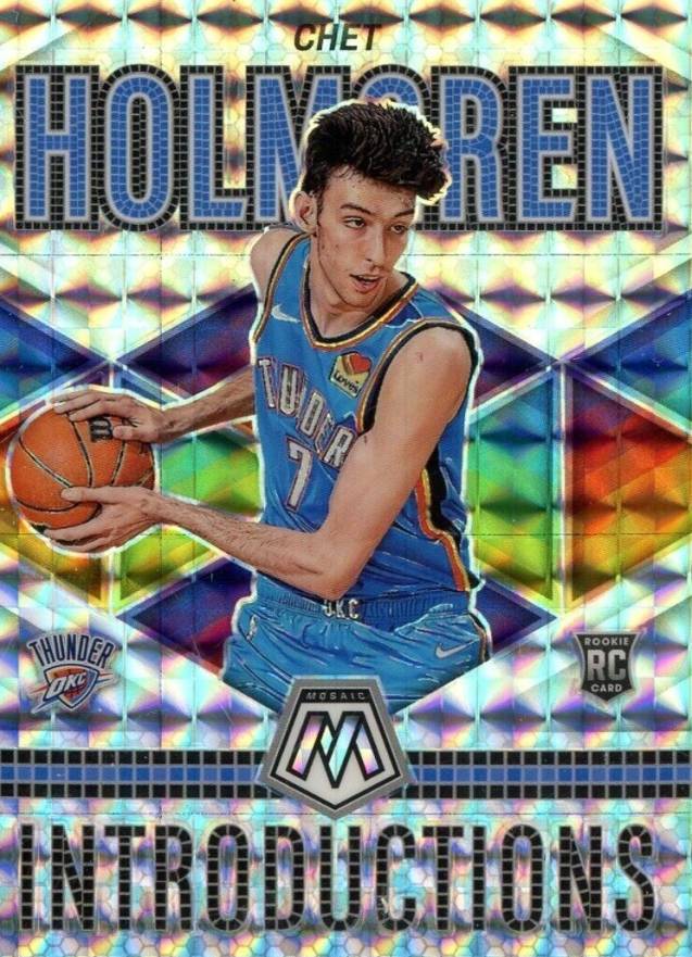 2022 Panini Mosaic Introductions Chet Holmgren #12 Basketball Card