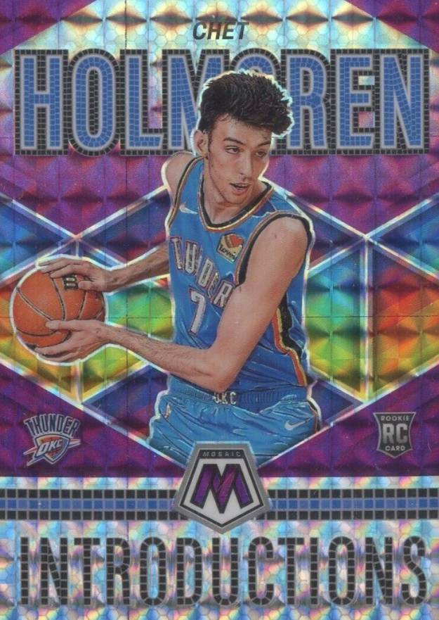 2022 Panini Mosaic Introductions Chet Holmgren #12 Basketball Card