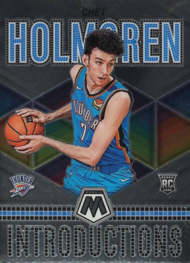 2022 Panini Mosaic Introductions Chet Holmgren #12 Basketball Card