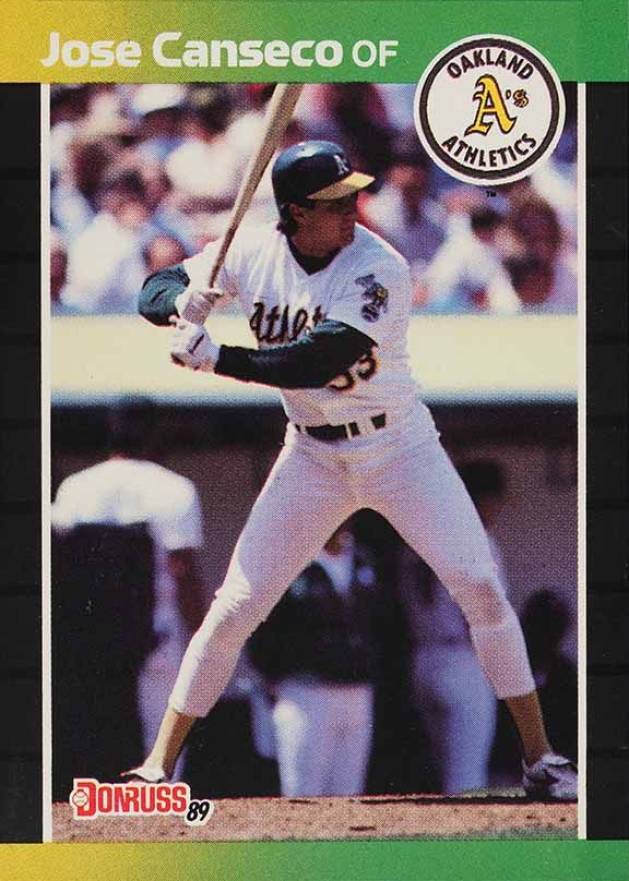 1989 Donruss Jose Canseco #91 Baseball Card