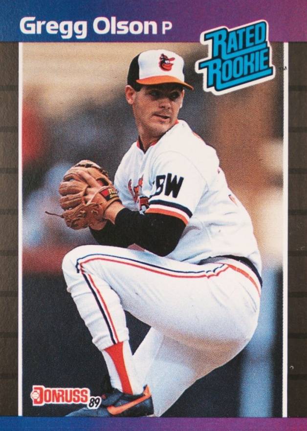 1989 Donruss Gregg Olson #46 Baseball Card