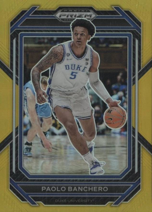 2023 Panini Prizm Draft Picks Paolo Banchero #74 Basketball Card