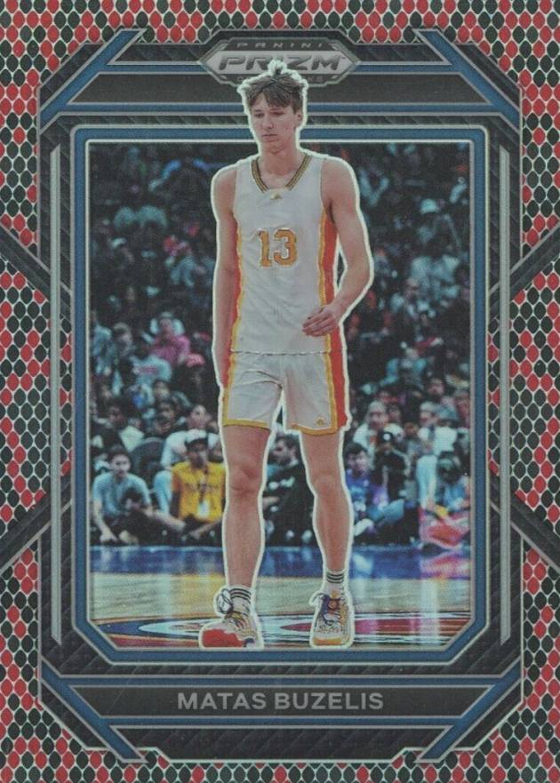 2023 Panini Prizm Draft Picks Matas Buzelis #13 Basketball Card