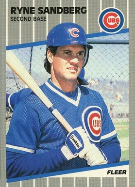 1989 Fleer Glossy Ryne Sandberg #437 Baseball Card