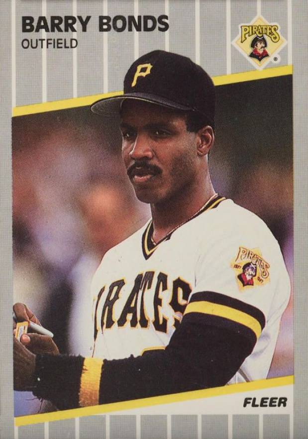 1989 Fleer Barry Bonds #202 Baseball Card