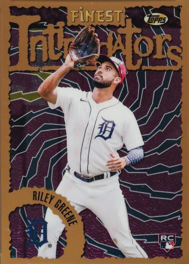 2023 Topps Finest Flashbacks Riley Greene #17 Baseball Card