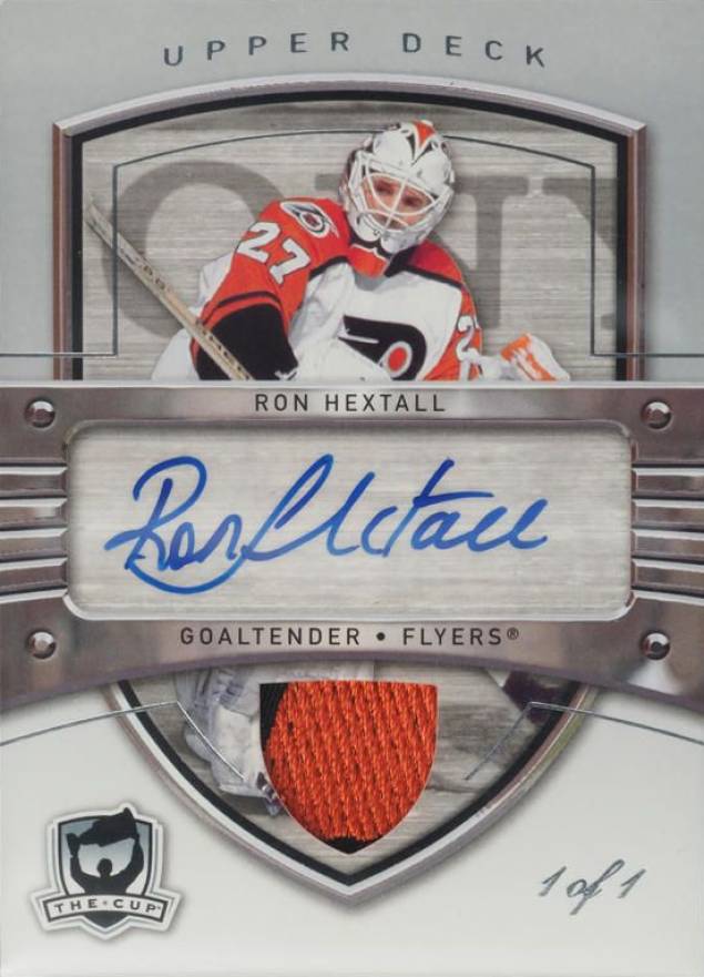 2005 Upper Deck the Cup Patch Ron Hextall #AP-75 Hockey Card