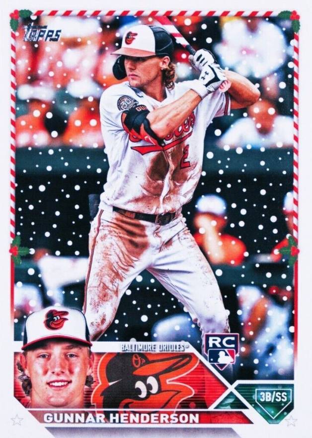 2023 Topps Holiday Gunnar Henderson #H4 Baseball Card