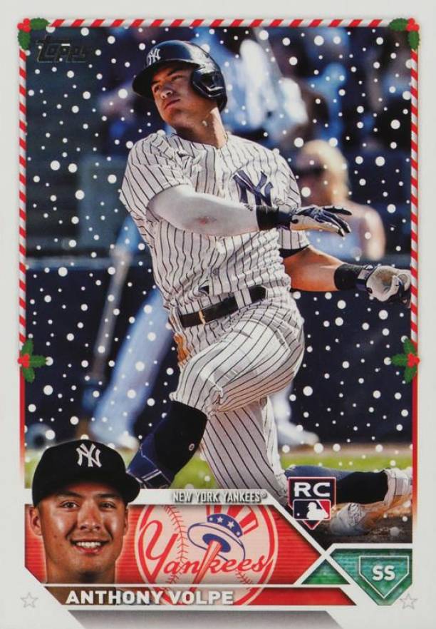 2023 Topps Holiday Anthony Volpe #H129 Baseball Card