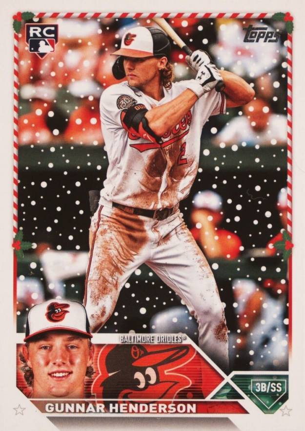 2023 Topps Holiday Gunnar Henderson #H4 Baseball Card