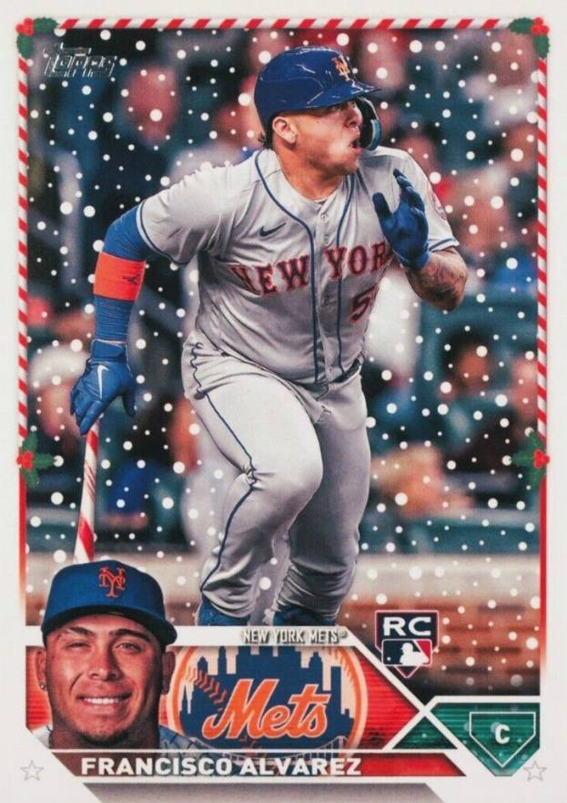 2023 Topps Holiday Francisco Alvarez #H111 Baseball Card