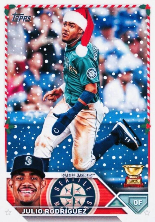 2023 Topps Holiday Julio Rodriguez #H26 Baseball Card