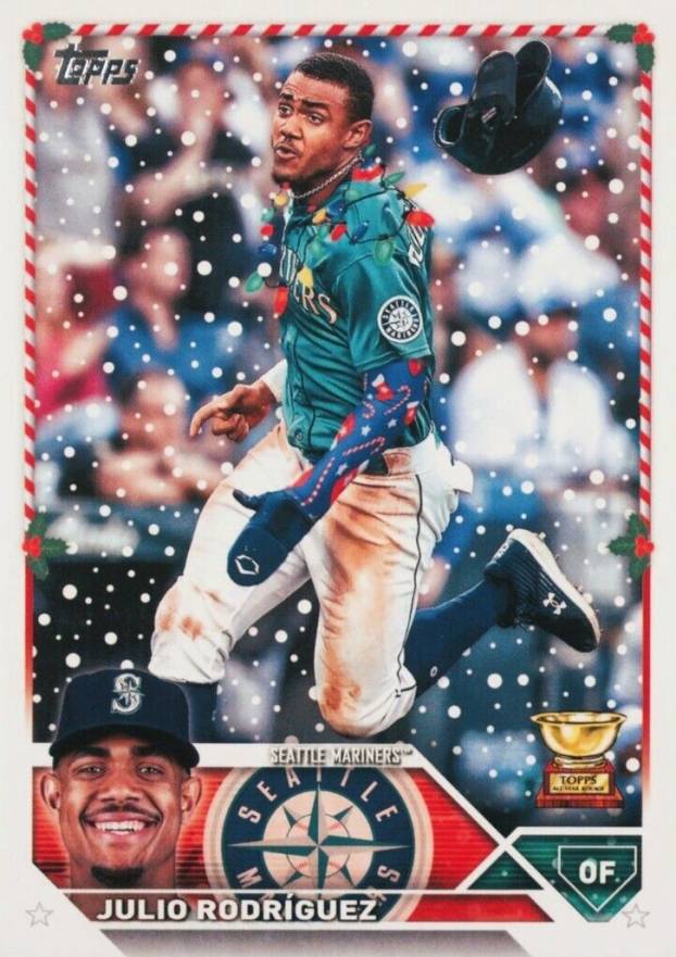 2023 Topps Holiday Julio Rodriguez #H26 Baseball Card