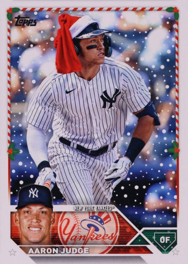 2023 Topps Holiday Aaron Judge #H1 Baseball Card