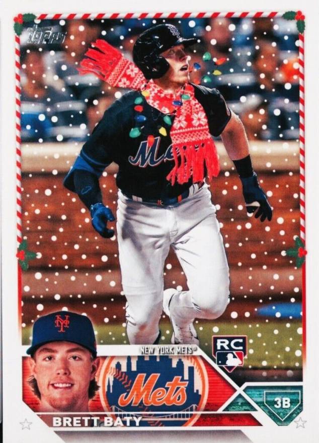 2023 Topps Holiday Brett Baty #H151 Baseball Card