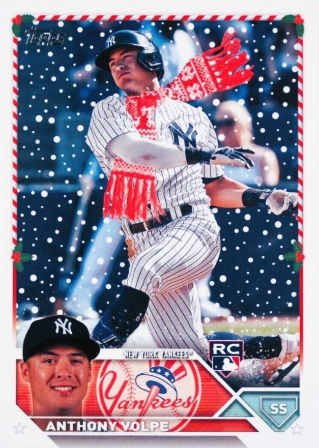 2023 Topps Holiday Anthony Volpe #H129 Baseball Card