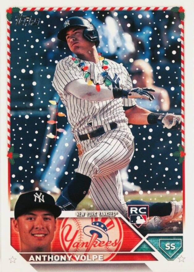 2023 Topps Holiday Anthony Volpe #H129 Baseball Card