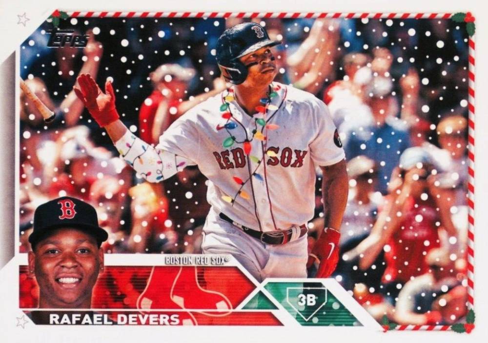 2023 Topps Holiday Rafael Devers #H76 Baseball Card