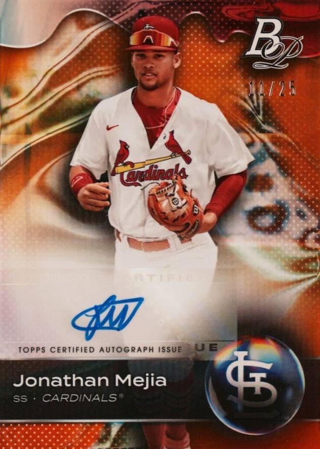 2023 Bowman Platinum Top Prospects Jonathan Mejia #TOP61 Baseball Card