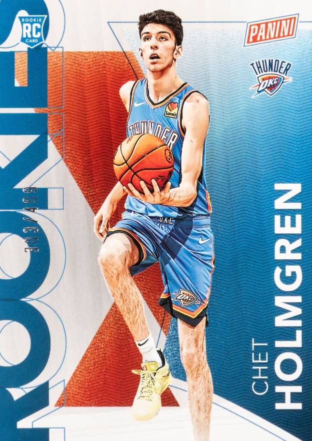 2023 Panini National Silver Packs Rookies Chet Holmgren #17 Basketball Card