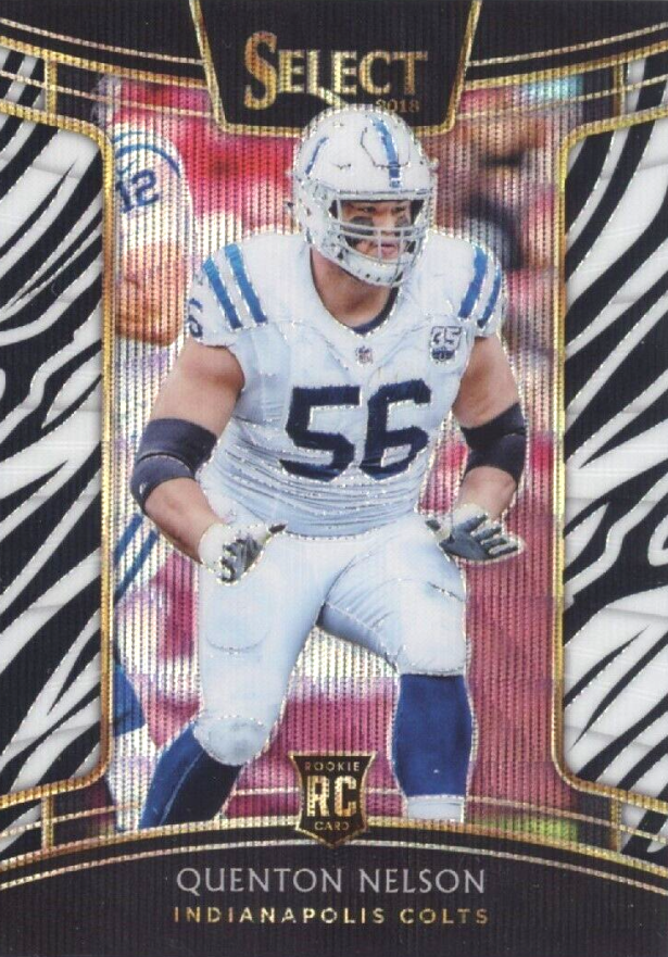 2018 Panini Select Quenton Nelson #2 Football Card