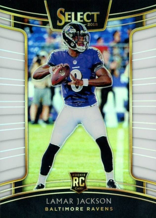 2018 Panini Select Lamar Jackson #70 Football Card