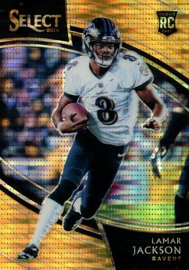 2018 Panini Select Lamar Jackson #205 Football Card