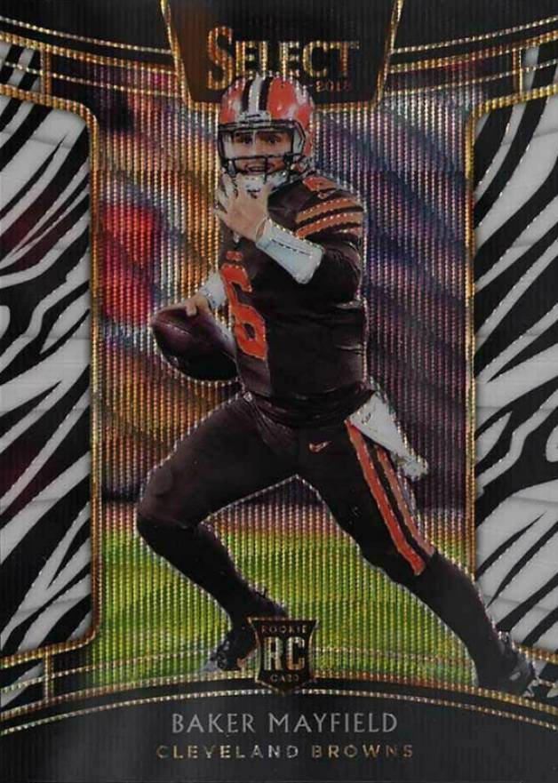 2018 Panini Select Baker Mayfield #30 Football Card