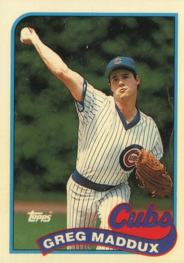 1989 Topps Tiffany Greg Maddux #240 Baseball Card