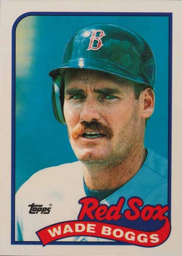 1989 Topps Tiffany Wade Boggs #600 Baseball Card