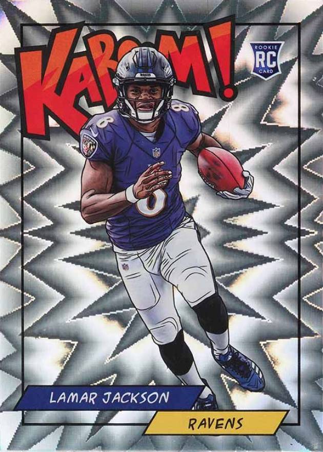 2018 Panini Kaboom! Lamar Jackson #LJ Football Card