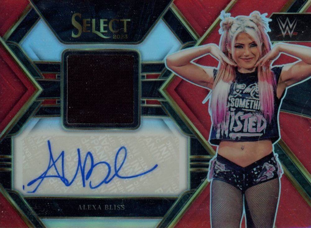 2023 Panini Select WWE Autographed Memorabilia Alexa Bliss #AMAXB Other Sports Card